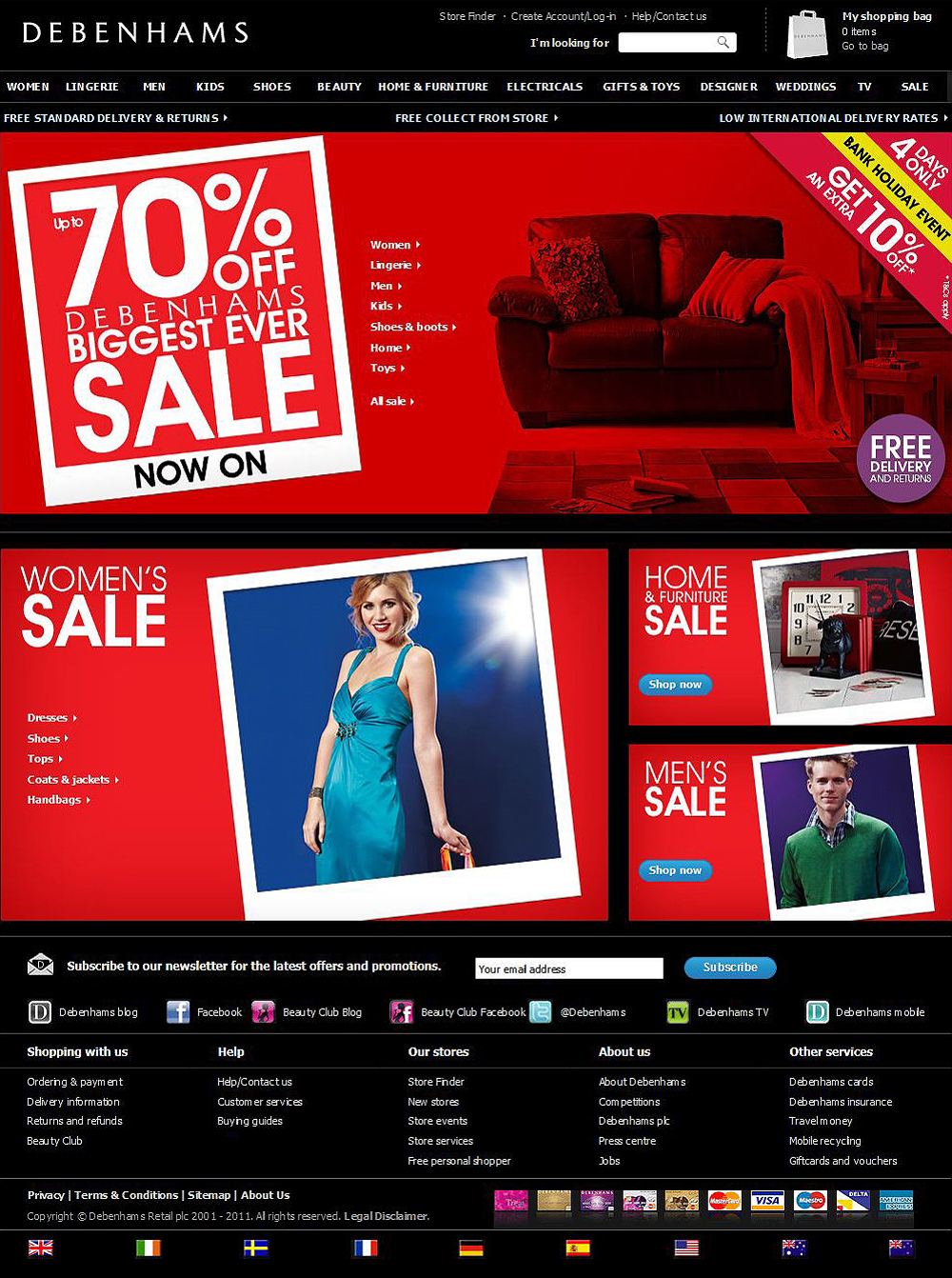 Home Page Design 2011-2012 - Darius Bajina Personal Portfolio