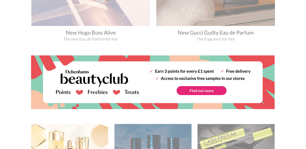 User Experience Beauty Club Project: Image 4 - Darius Bajina Personal Portfolio