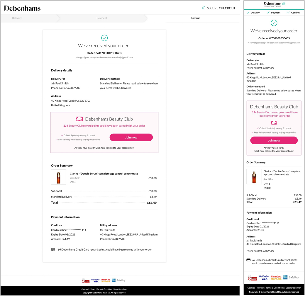 User Experience Beauty Club Project: Image 5 - Darius Bajina Personal Portfolio