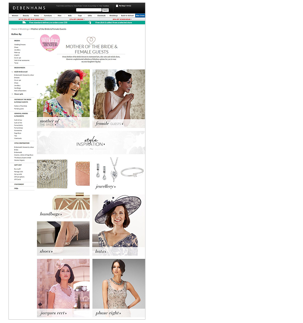 Debenhams Weddings Pages 2015 - Darius Bajina Personal Portfolio